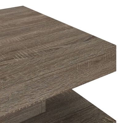 vidaXL Tavolino da Salotto Grigio 60x60x35 cm in MDF