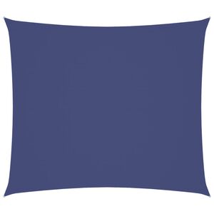 vidaXL Parasole a Vela Oxford Rettangolare 2x2,5 m Blu