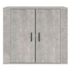 vidaXL Credenza Grigio Cemento 80x33x70 cm in Legno Multistrato