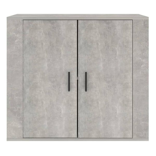vidaXL Credenza Grigio Cemento 80x33x70 cm in Legno Multistrato