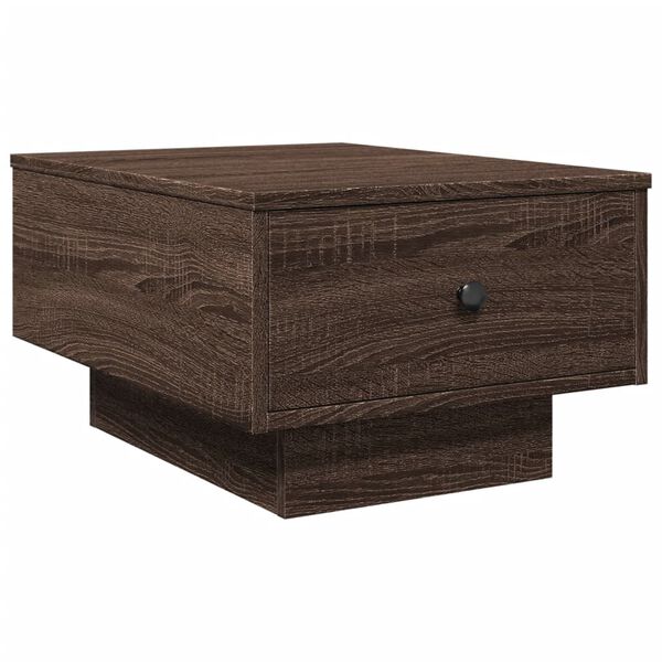 vidaXL Tavolino da Salotto Rovere Marrone 60x45x31cm Legno Multistrato