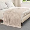 vidaXL Coperte da Pile 6 pcs Beige 200 x 150 cm Panno