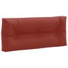 vidaXL Cuscino per schienale di pallet VIANEN 100% Poliestere Rosso