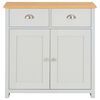 vidaXL Credenza Grigia 79x35x81 cm