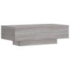 vidaXL Tavolino Salotto Grigio Sonoma 100x49,5x31 cm Legno Multistrato
