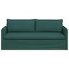 vidaXL Divano Verde Scuro 196 x 82 x 85 cm Tessuto