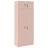 vidaXL Armadio 2 pz Rosa 90 x 40 x 220 cm Acciaio Bloccabile