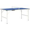 vidaXL Tavolo da Ping Pong 5 Piedi con Rete 152x76x66 cm Blu