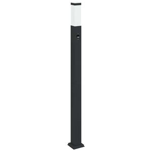 vidaXL Lampada a paletto con sensore 110 cm Nera IP44