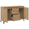 vidaXL Credenza Rovere Artigianale 102x35x70 cm in Legno Multistrato