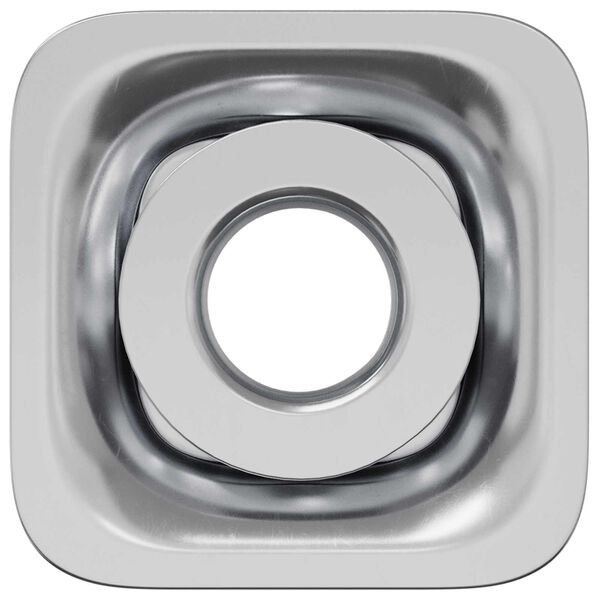 vidaXL Inserto per tubo filettato 1818 pcs Nero e Argento