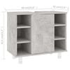 vidaXL Mobile da Bagno Grigio Cemento 60x32x53,5 cm Legno Multistrato