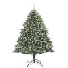 vidaXL Albero di Natale artificiale Verde 126 x 126 x 180 cm
