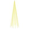 vidaXL Albero di Natale Pennone Bianco Caldo 732 LED 500 cm
