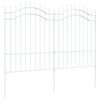 vidaXL Recinzione per Giardino WOERDEN 240 x 190 cm Bianco