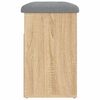 vidaXL Panca Porta Scarpe Rovere Sonoma 62x32x50 cm Legno Multistrato