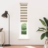 vidaXL Tenda a Rullo Zebra Larghezza Tessuto 45,9 cm Poliestere