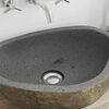 vidaXL Basin in pietra fluviale Grigio chiaro 52 x 40 x 15 cm