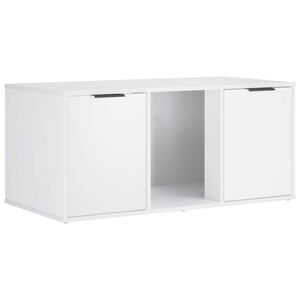 vidaXL Mobile per gatti Bianco 100 x 49 x 45 cm Legno ingegnerizzato