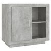 vidaXL Credenza Grigio Cemento 80x40x75 cm