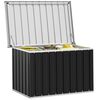 vidaXL Baule da Giardino Antracite 109x67x65 cm