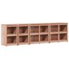 vidaXL Mobile da cucina da esterno MEPPEL 4 pz Douglas Naturale