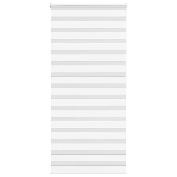 vidaXL Tenda a Rullo Zebra Larghezza Tessuto 105,9 cm Poliestere