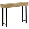 vidaXL Tavolo Consolle in Legno Massello di Mango 102x30x79 cm