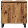 vidaXL Mobile da Bagno Legno Vecchio 58x33x60 cm in Truciolato