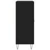 vidaXL Credenza Nera 69,5x34x90 cm in Legno Multistrato