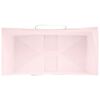 vidaXL Sacchetti di Carta 250 pz con Manici Rosa 32x17x44 cm