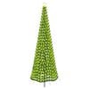 vidaXL Albero di Natale a LED in tinsel con picchetto EKENAS 300 cm