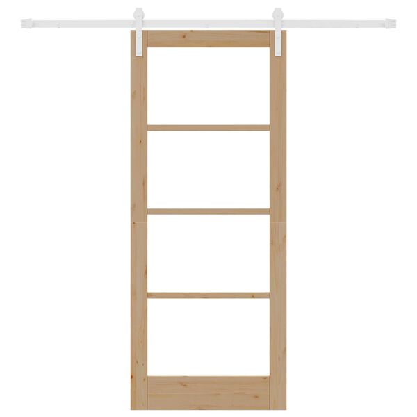 vidaXL Porta scorrevole ORKDAL Naturale 83 x 202 cm