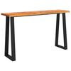 vidaXL Tavolo Consolle Bordi Vivi 140x40x80 cm Legno Massello Acacia