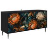 vidaXL Mobile TV LOCHEM 102 x 33 x 51 cm Rovere Nero