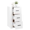vidaXL Credenza Bianco Lucido 40x33x70 cm in Legno Multistrato