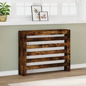 vidaXL Copertura Termosifone Rovere Fumo 104x20x82cm Legno Multistrato