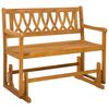 vidaXL Panca Glider da Giardino Naturale 110 x 59 x 97 cm