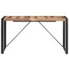 vidaXL Tavolo da Pranzo 140x70x75 cm in Legno Massello