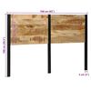 vidaXL Testiera 160 cm in Legno Massello di Mango e Ferro