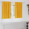 vidaXL Tende oscuranti 2 pcs Giallo senape 140 x 140 cm Velluto