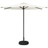 vidaXL Parasole da Giardino con Base Rettangolare 2,7 x 2,7 m