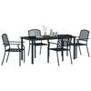 vidaXL Set da Pranzo per Giardino 5 pcs Antracite