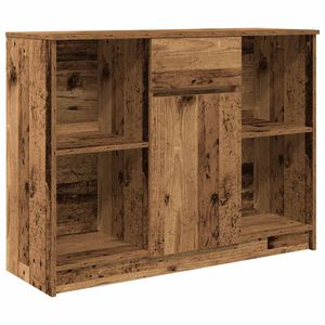 vidaXL Credenza con Cassetto Legno Antico 101x35x76 cm in Truciolato