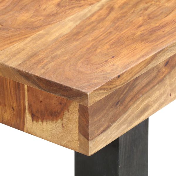 vidaXL Tavolo Consolle 100x40x76 cm in Legno Massello di Acacia