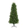 vidaXL Albero di Natale con 300 LED con supporto Verde 240 cm PE