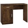 vidaXL Scrivania Cassetto rovere fumo 100x40x73cm Legno Multistrato