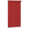 vidaXL Tenda a Rullo per Esterni 120x230 cm Rossa HDPE