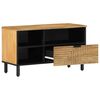 vidaXL Mobile Porta TV Marrone 80x33x46 cm in Legno Massello di Mango