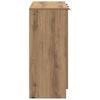 vidaXL Credenza Rovere Artigianale 90,5x30x70 cm in Legno Multistrato